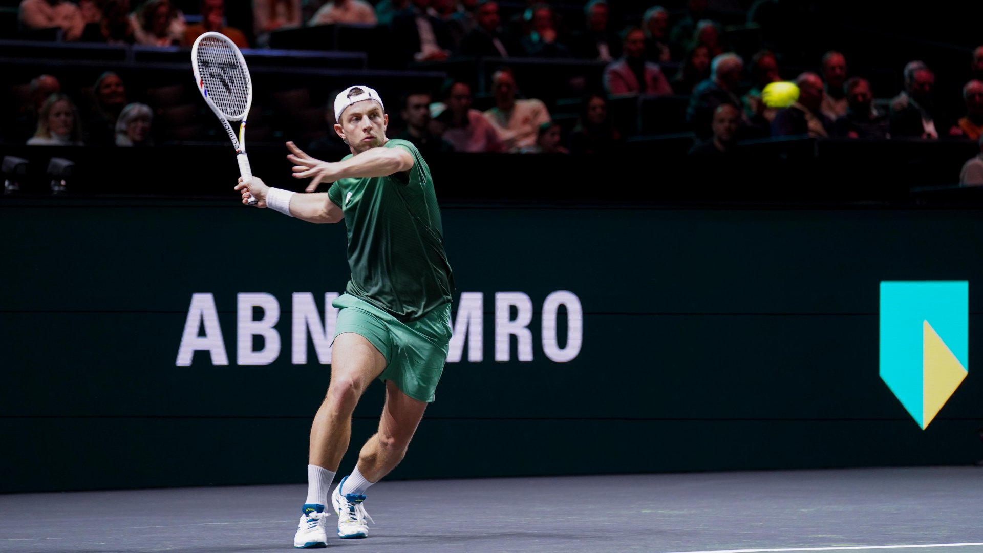AHOY ademt toptennis tijdens ABN AMRO Open