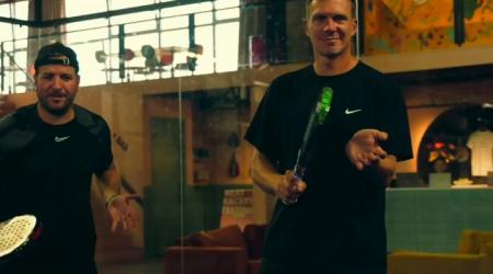 Rafael van der Vaart en Dorus de Vries over padel