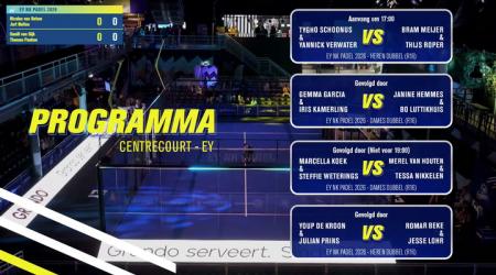 EY NK padel | vrijdag 20 maart Center Court
