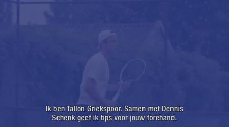 Zo kweek je een big forehand met Tallon Griekspoor